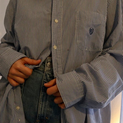Champ Unisex Shirt like new, No. L-XL, white and blue