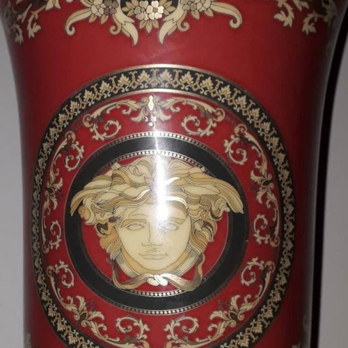 Versace Medusa Gala Vase 18 cm like new, German porcelain