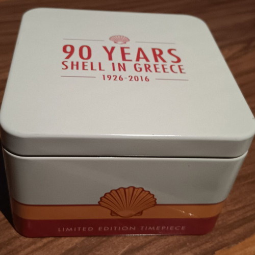 Collectible metal Shell box new for 90 years in Greece