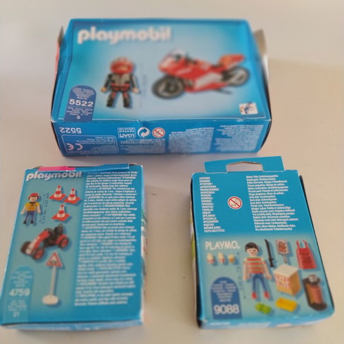 Playmobil pack of 3 unopened sets 5522/4759/9088 new