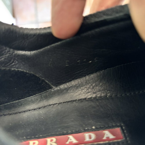Prada Linea Rossa Monte Carlo shoes like new, size 42, black