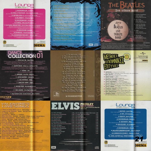 9 CDs from newspapers used, pack #21