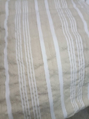 Single handmade linen blanket new