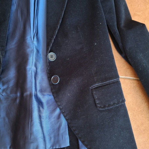 Massimo Dutti corduroy jacket blue like new, size M