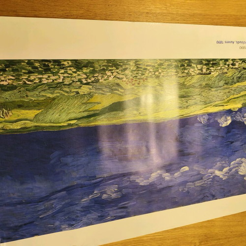 Van Gogh poster used, museum quality