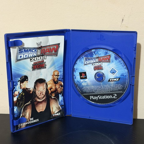 WWE SmackDown vs Raw 2008 PS2 game used, sports genre