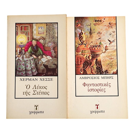 Pack of 2 used books: Steppenwolf and Fantastic Stories