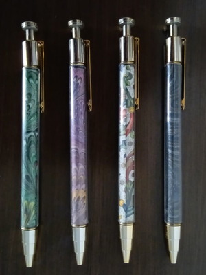 Biblos Venezia set of 4 vintage Venetian pens like new