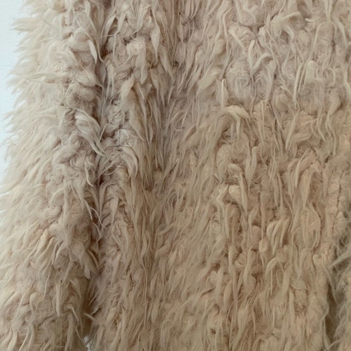 Cardigan used, white, size L with satin lining