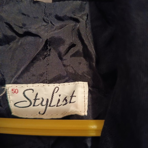 Stylist Women's Jacket Size 50 Like New Black