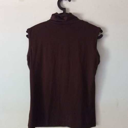 Summer Turtleneck top like new, brown