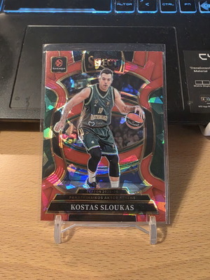 Kostas Sloukas Concourse Red Cracked Ice Card like new