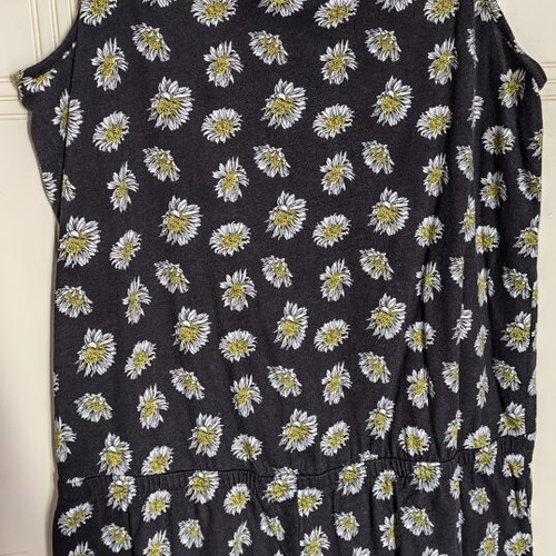 Floral Black One-Piece Shorts Esmara like new