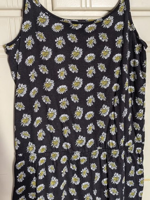 Floral Black One-Piece Shorts Esmara like new