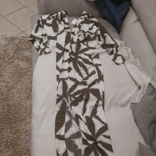 Mind Matter long dress new, beige and brown