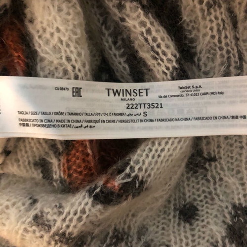 Twinset women's floral cardigan like new, multicolor No S