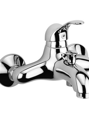 Ottone Meloda Jar bathtub faucet complete brushed chrome