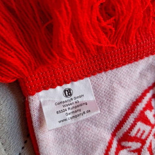 FC Bayern München fan scarf like new, official Audi partner model