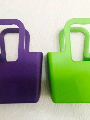 Decorative baskets used, plastic, pack of 2 pieces