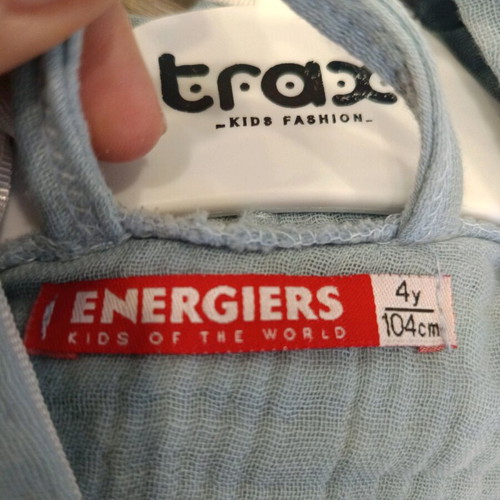 Energiers No 4 Cotton Blue Bathrobe New