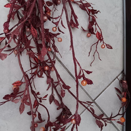 Plastic decorative plants used, branches
