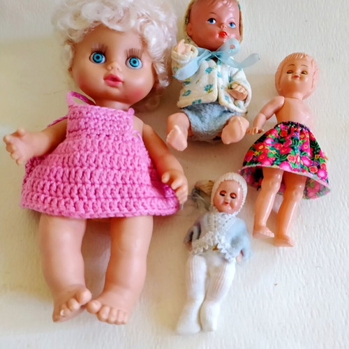 Vintage dolls set from 1960-70s, like new, collectible
