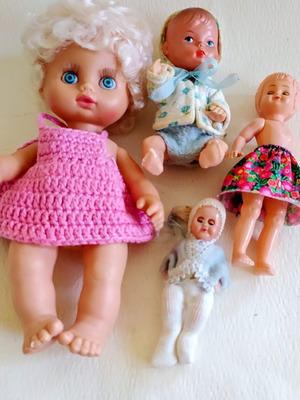Vintage dolls set from 1960-70s, like new, collectible