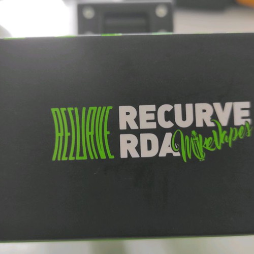 Recurve RDA Wotofo used, stainless steel, 24mm diameter