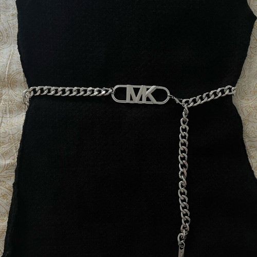 Michael Kors chain belt grey like new