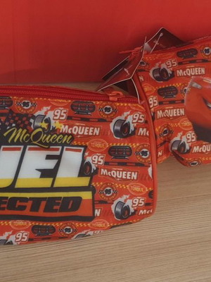 Cars McQueen Pencil Cases new, set of two