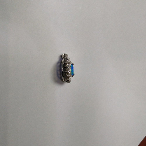 Silver pendant with opal stone 925 new