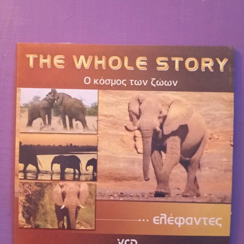 The Whole Story The World of Animals Elephants DVD like new with subtitles