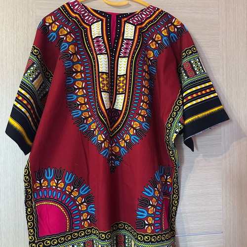 Dashiki Traditional African Shirt from Kenya like new, multicolor, XL
