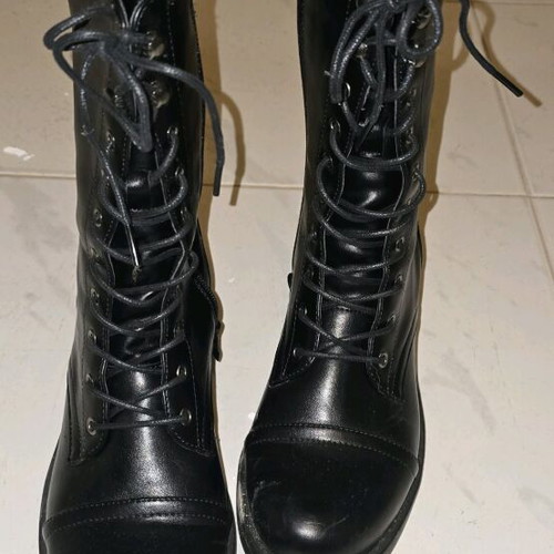 Migato black ankle boots size 39 like new