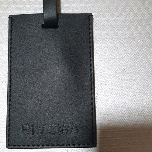Rimowa leather luxury luggage tag new