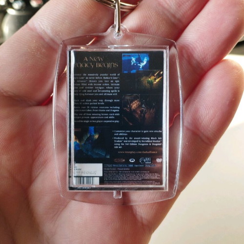 Baldur's Gate Dark Alliance PS2 keychain