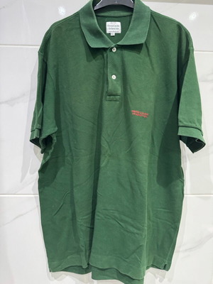 Αντρικό polo Benetton πράσινο σαν καινούργιο, μέγεθος XL