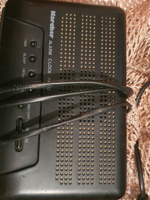 Karcher radio clock used, vintage