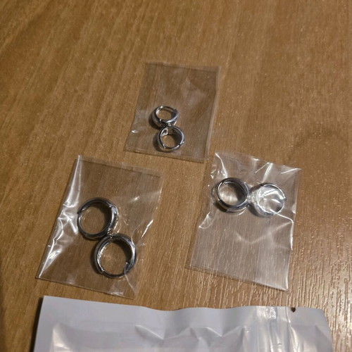 Earrings new, 3 pairs, unused