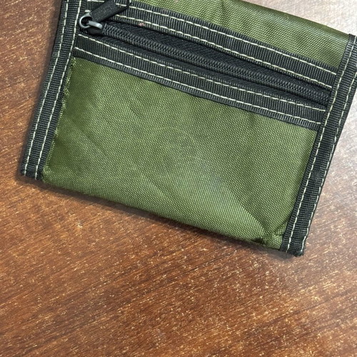 Wallet used, green color