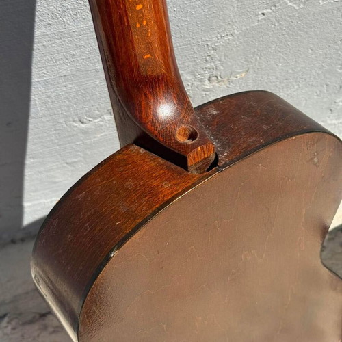 Vintage classical guitar used, for restoration or decor project