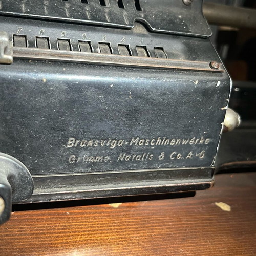 Nova Brunsviga calculator used, German collectible