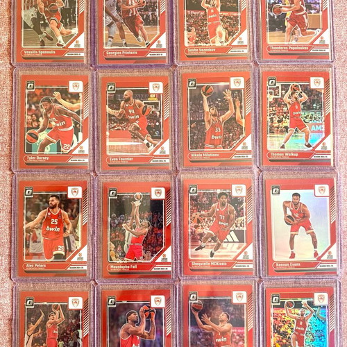 Olympiakos Panini card set 16 numbered /99, new