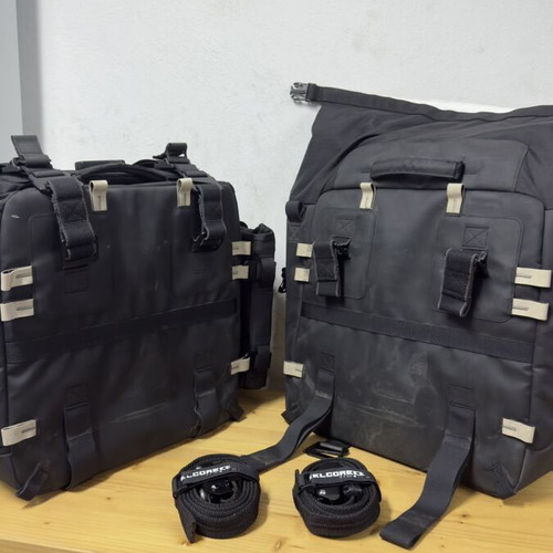 Kriega OS-32 full set with platforms, bottle holders and security straps