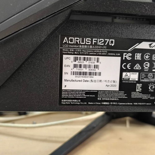 Aorus Monitor like new, fully functional