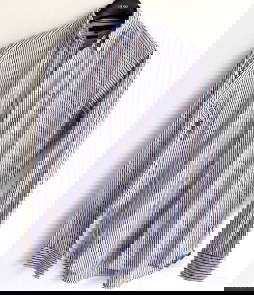 ΤOMMY HILFIGER Ανδρικό Πουκάμισο Pinstripe - Size SMALL - ΚΑΙΝΟΥΡΓΙΟ