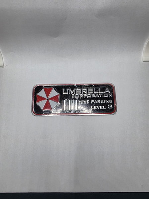 Umbrella Corporation metal badge new, Resident Evil design