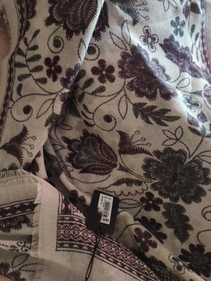 Karizma Şal Floral Jacquard Shawl new, beige