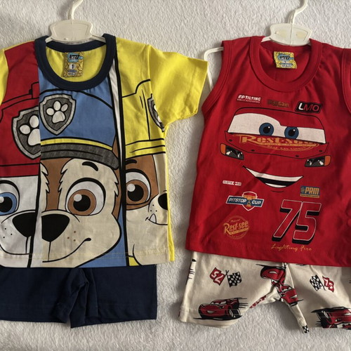 Children's sets Like brand new, size 1, red multicolor