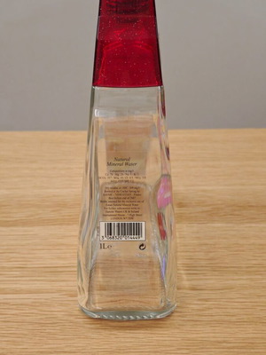Evian collectible bottle 1 liter like new
